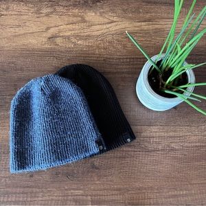 Two pack Brixton lightweight beanies Black and Blue